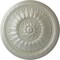 Ekena Millwork Temple Ceiling Medallion (Fits Canopies up to 9 1/4"), Hand-Painted Flash Copper, 24"OD x 1 5/8"P CM24TEFCS - alternate 1